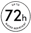 Jusqu’à 72 h résistant à l’eau : Le sol offre une protection renforcée contre l’humidité et les éclaboussures, empêchant l’eau de pénétrer pendant une durée pouvant aller jusqu’à 72 heures.