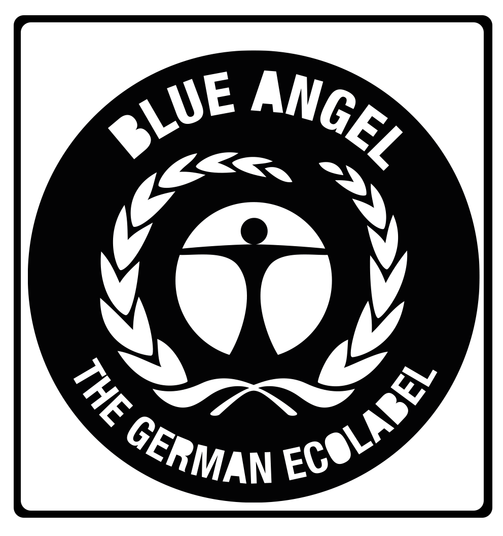 Label environnemental allemand garantissant un produit à faible impact écologique et respectueux de la santé intérieure.