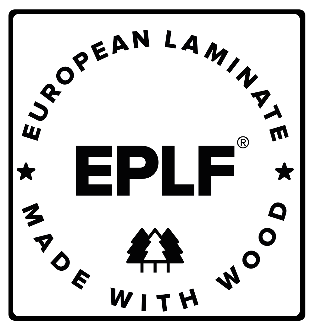 Certification de l’Association Européenne des Fabricants de Stratifiés, garantissant des standards élevés de qualité et de durabilité.
