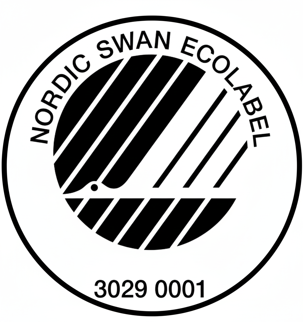 écologique, faiblement émissif, fabriqué avec du bois durable et selon des normes environnementales strictes.