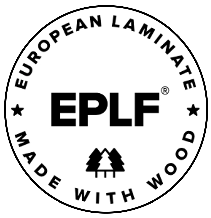 Certification de l’Association Européenne des Fabricants de Stratifiés, garantissant des standards élevés de qualité et de durabilité.